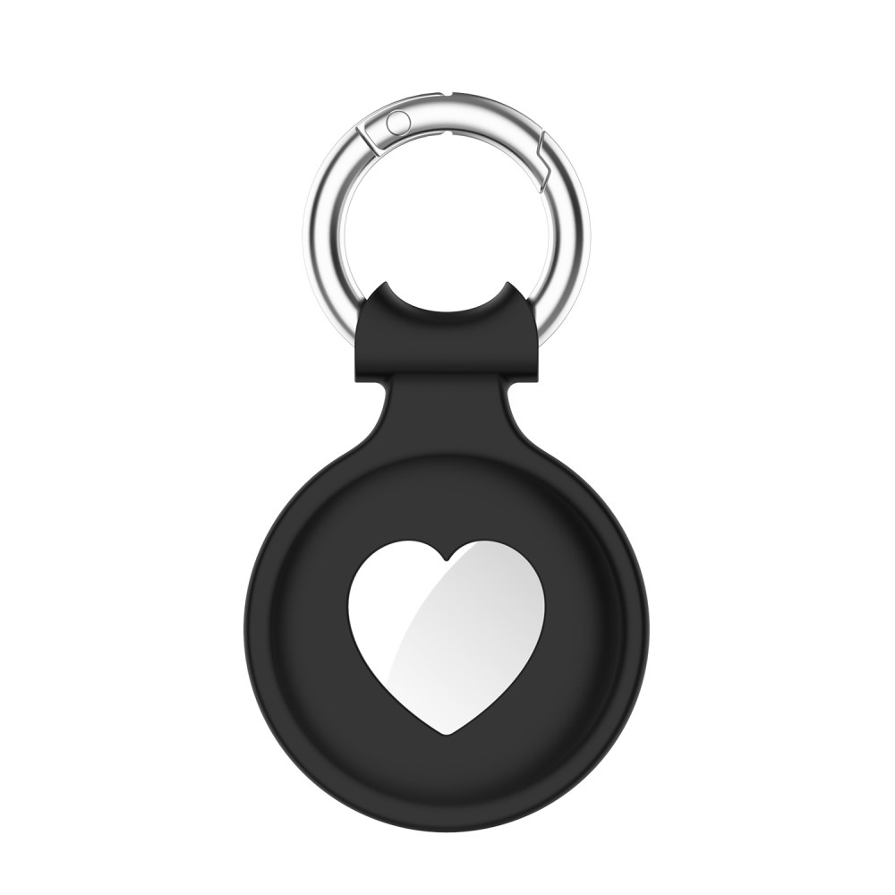 Love silikónový obal pre Apple AirTag - čierny
