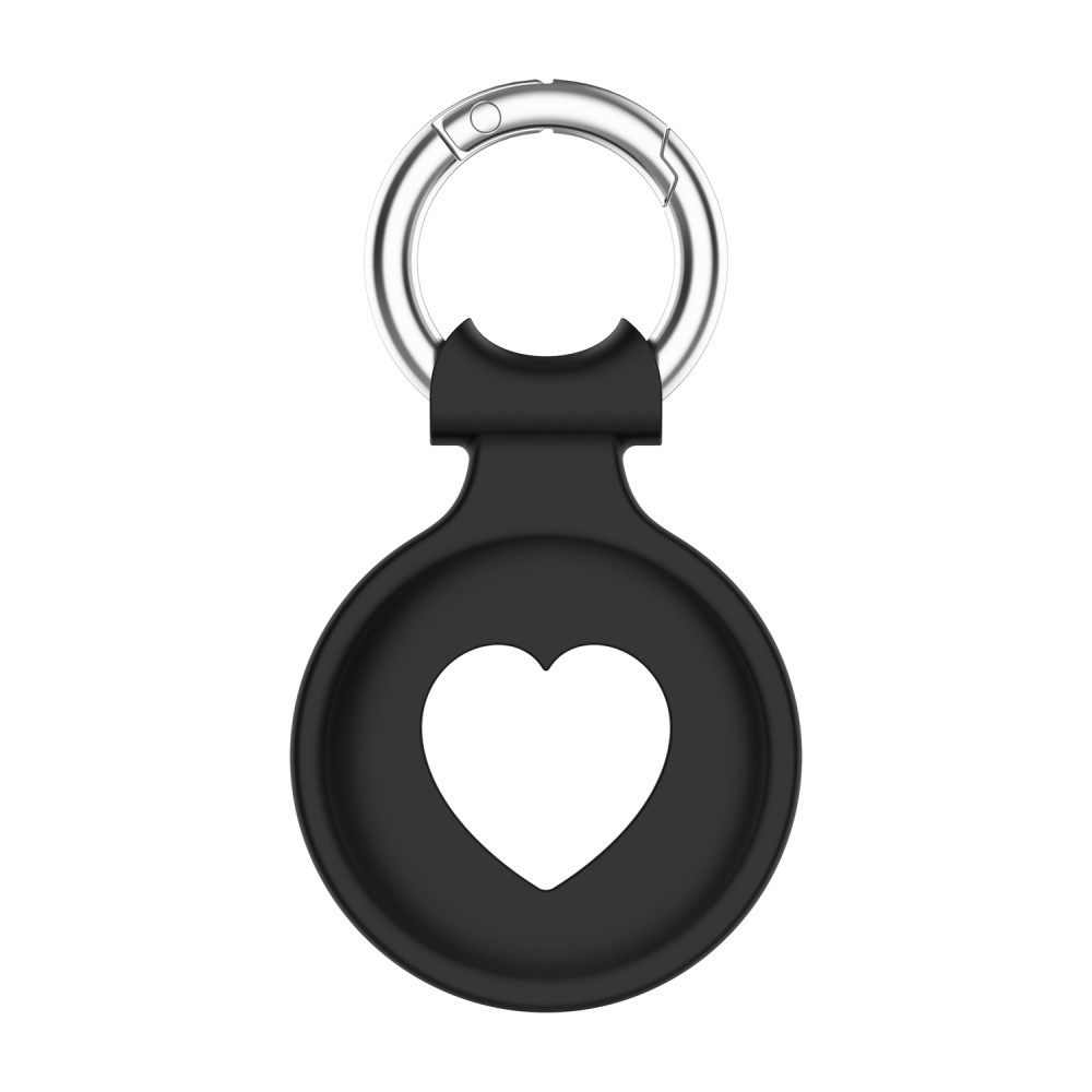 Love silikónový obal pre Apple AirTag - čierny