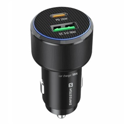 Obrázek USB-C + USB-A autonabíjačky