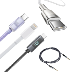 Kabely, rozdvojky a redukce