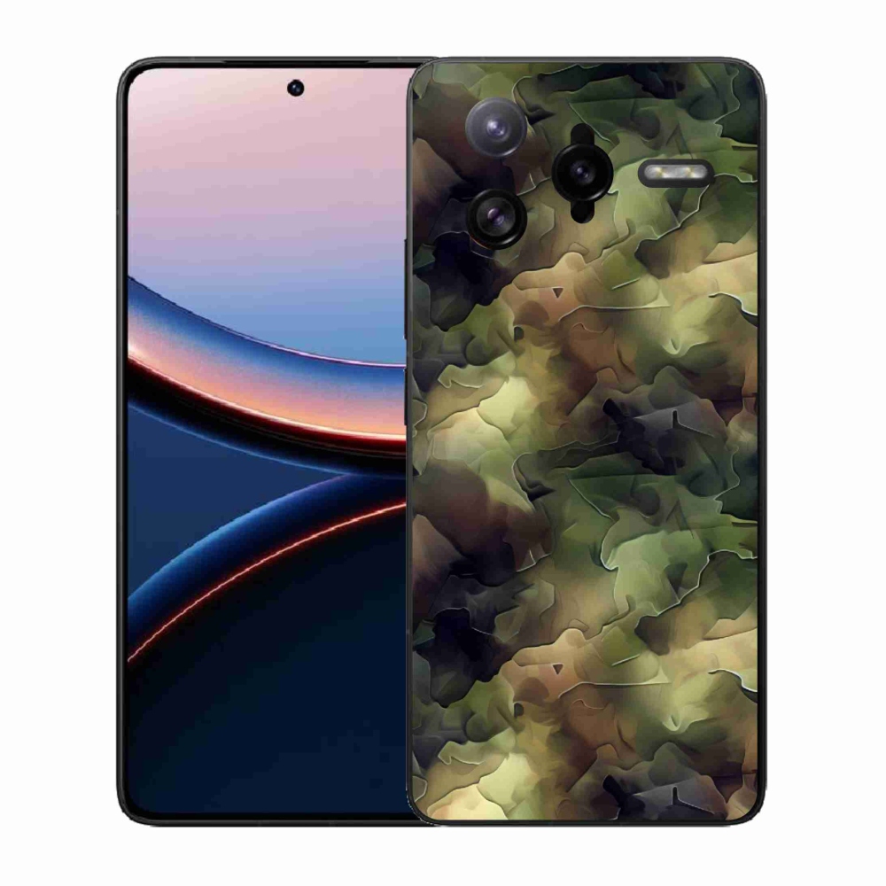 Gélový kryt mmCase na Xiaomi Poco F7 Ultra - maskáčový vzor 10