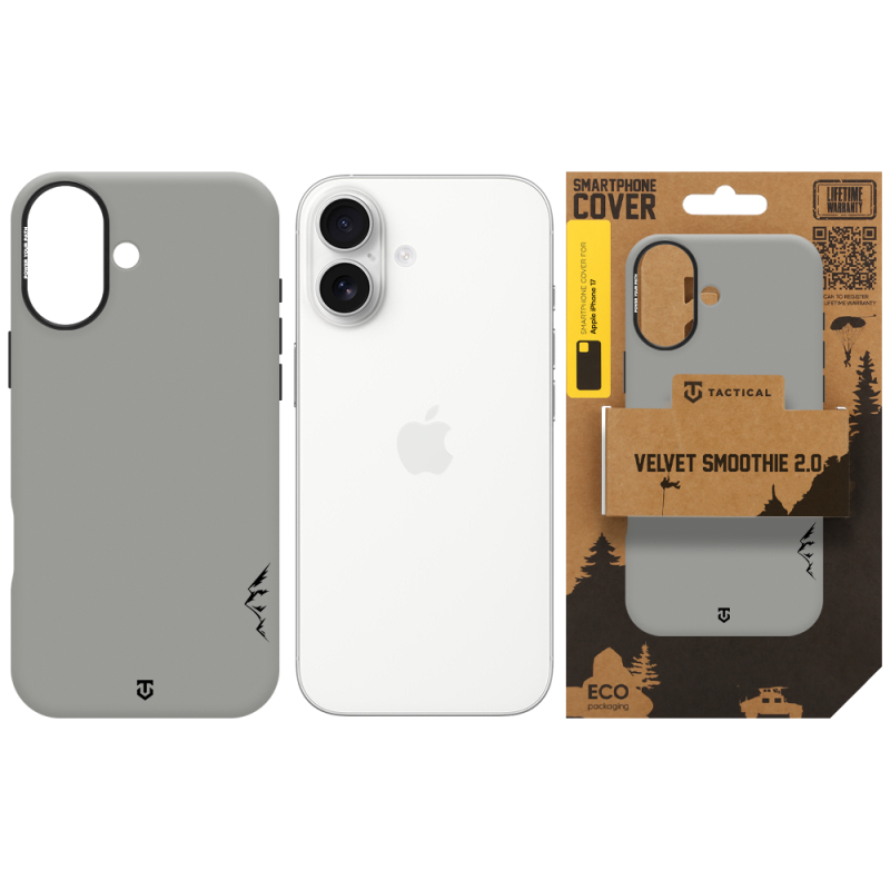 Tactical MagForce Velvet Smoothie 2.0 – puzdro pre Apple iPhone 17 Foggy