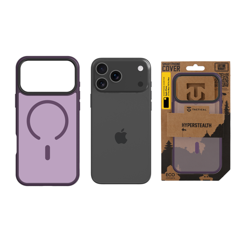 Tactical MagForce Hyperstealth puzdro pre Apple iPhone 17 Pro Max/18 Pro Max v odtieni Burgundy Smoke