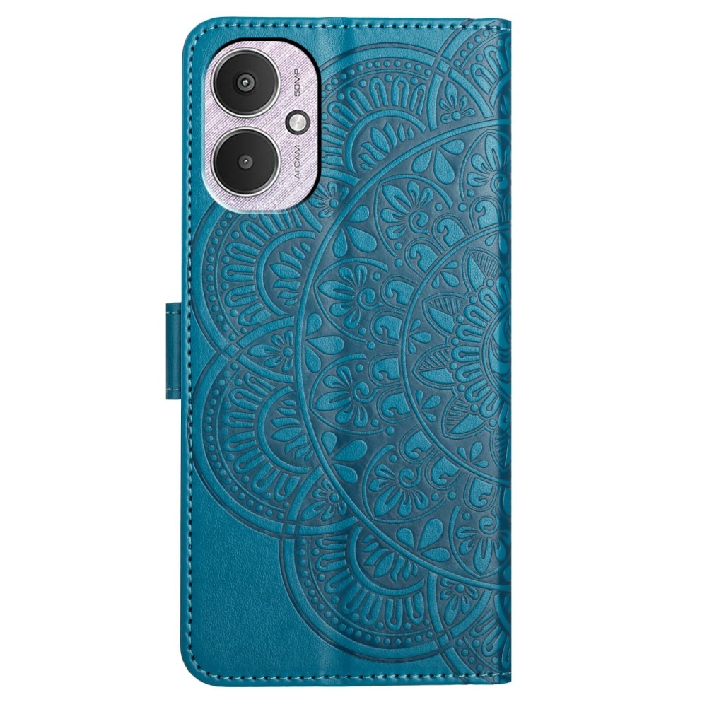 Mandala knižkové púzdro na Xiaomi Redmi 13C 5G - modré