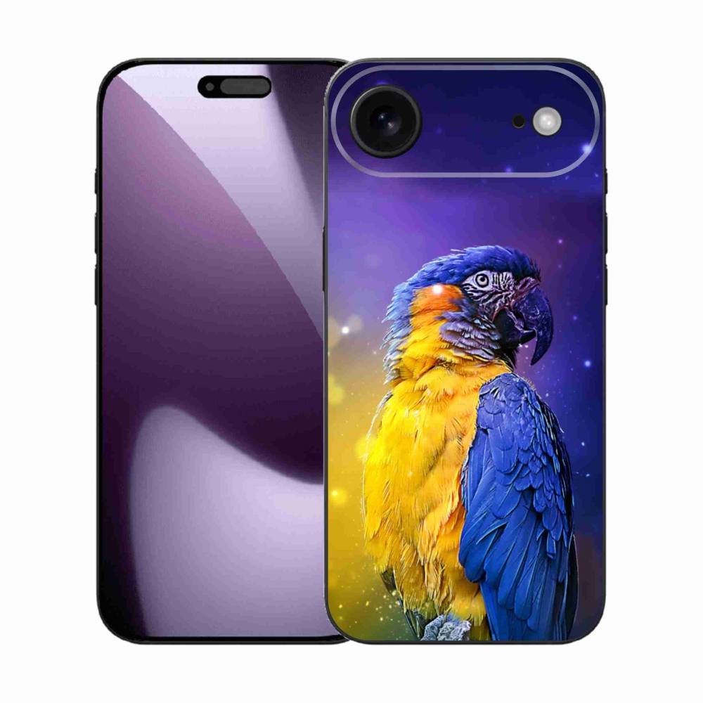 Gélový kryt mmCase na iPhone 17 Air - papagáj ara 1