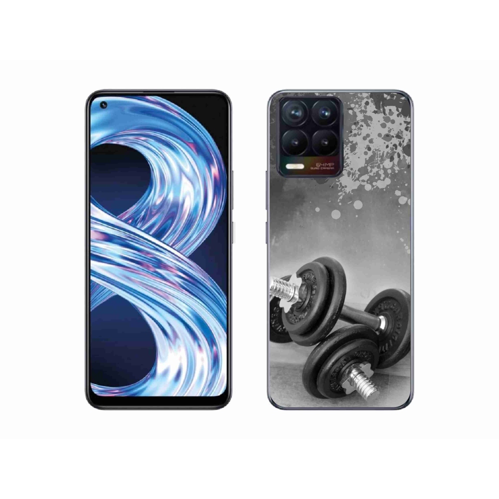 Gélový kryt mmCase na Realme 8 4G - činky 1