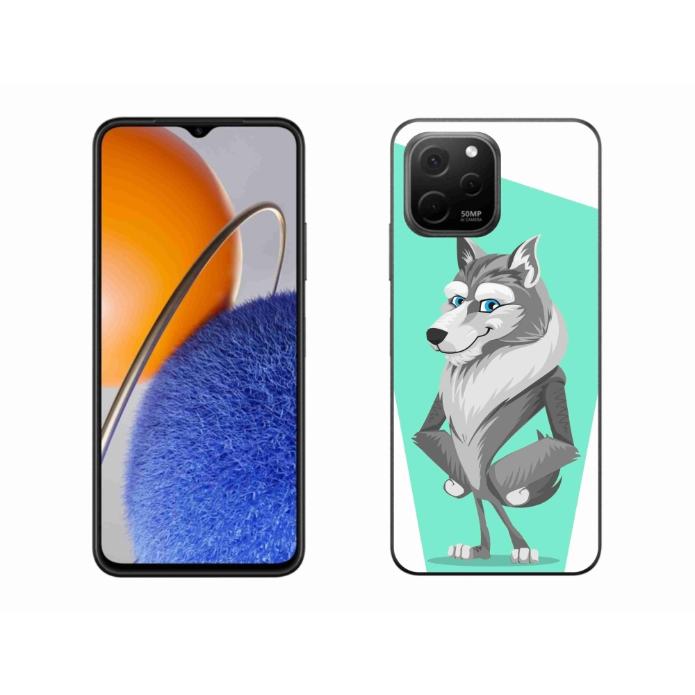 Gélový kryt mmCase na Huawei Nova Y61 - kreslený vlk