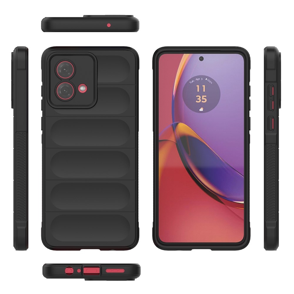 Rugg odolný gélový obal na Motorola Moto G84 5G - čierny