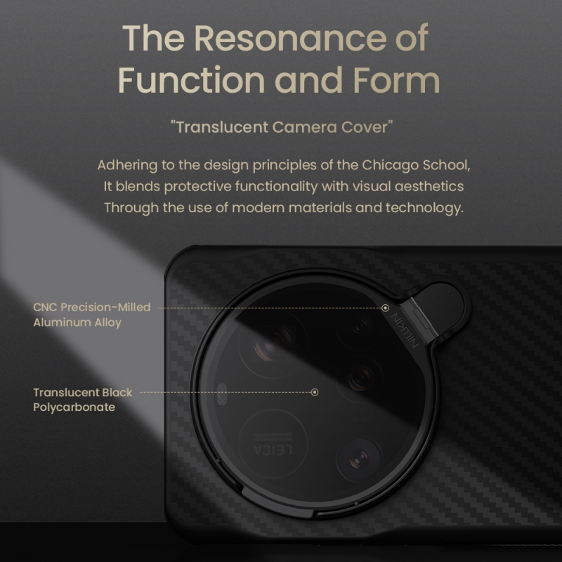 Nillkin CarboProp Aramid Magnetic Zadný Kryt pre Xiaomi 15 Ultra Black/Transparent