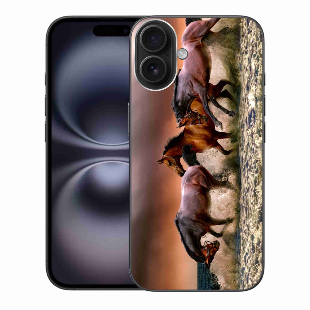 Gélový obal mmCase na iPhone 16 Plus - kone 1