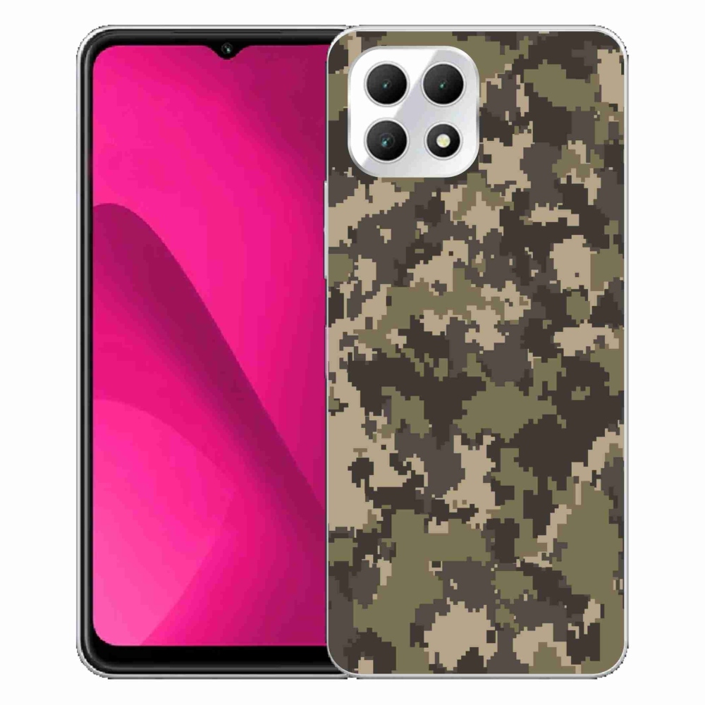 Gélový kryt mmCase na T-Mobile T Phone 2 - maskáčový vzor 12