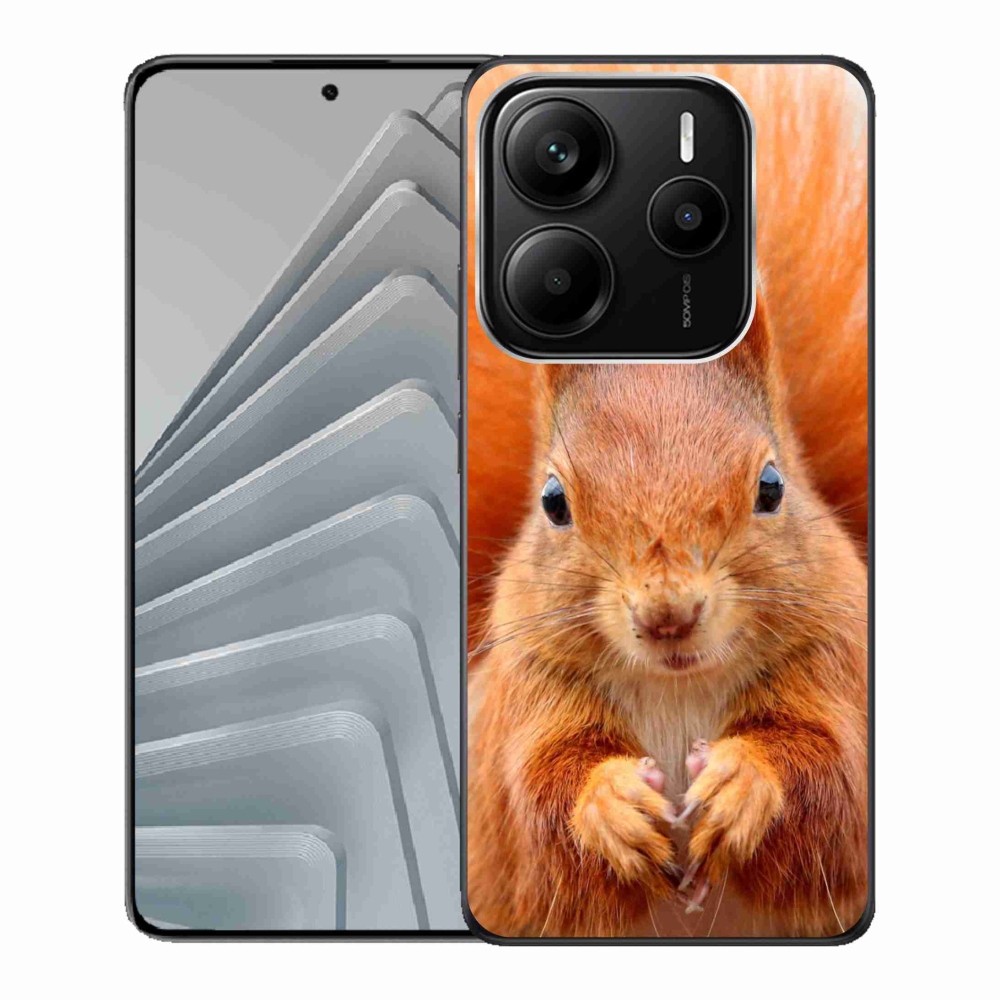 Gélový kryt mmCase na Xiaomi Redmi Note 14 5G - veverka