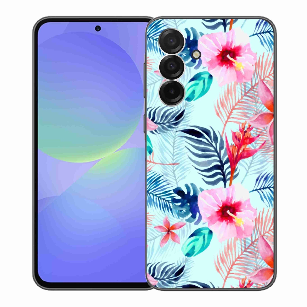 Gélový kryt mmCase na Samsung Galaxy A36 5G - kvety