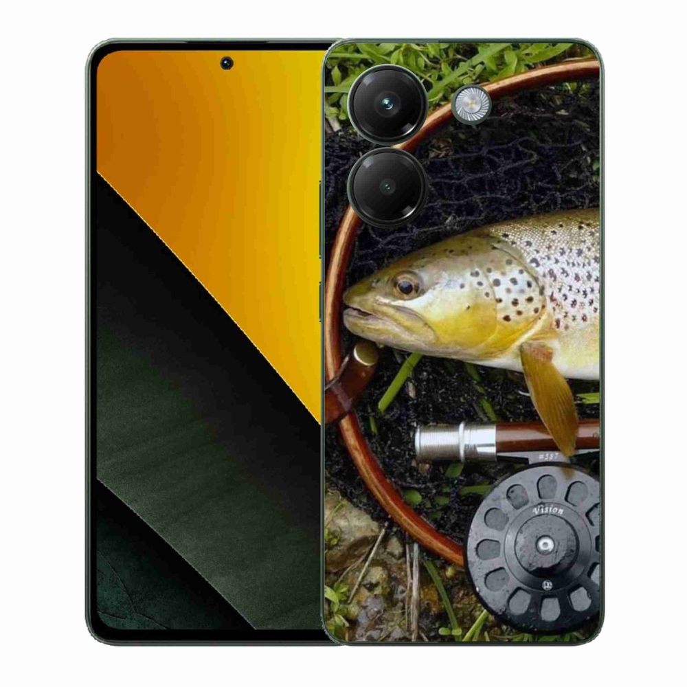Gélový kryt mmCase na Xiaomi Poco M7 Pro 5G - pstruh 2