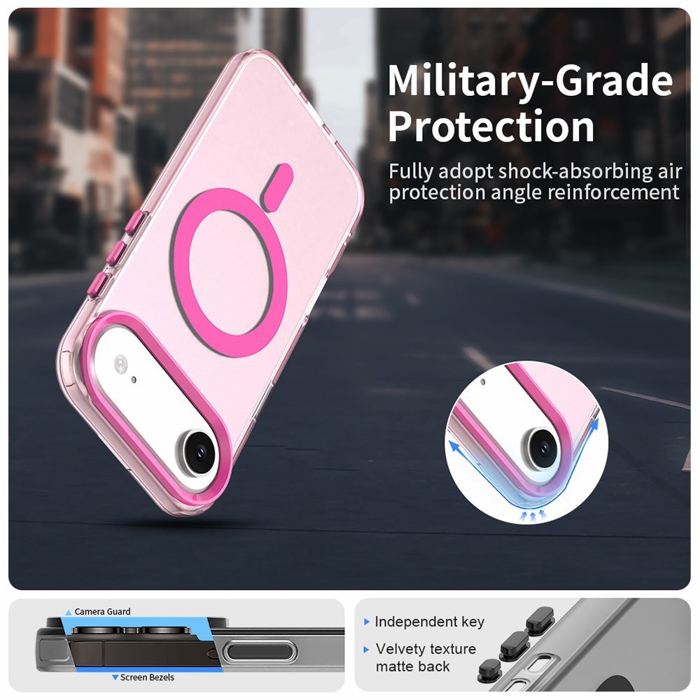 Candy gélový obal MagSafe pre iPhone 17 Air - ružový
