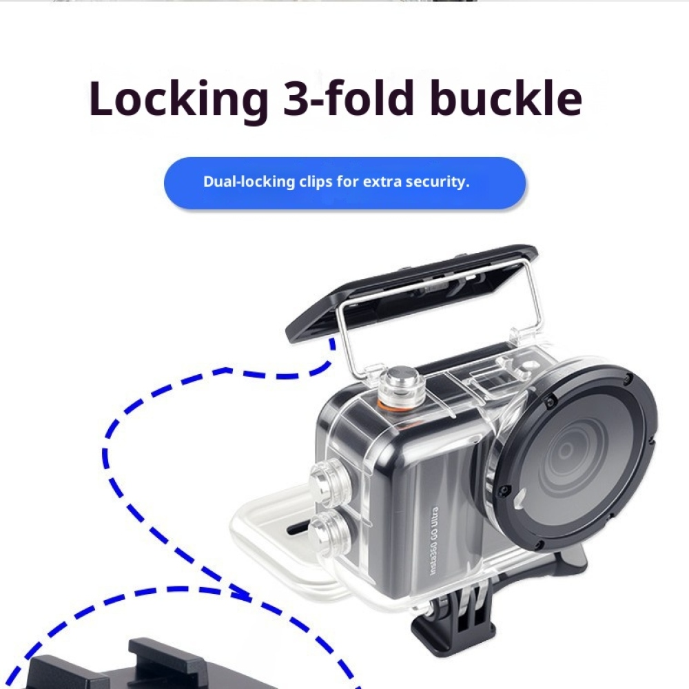 Profesionálne vodotesné puzdro do 50 m pre Insta360 GO Ultra