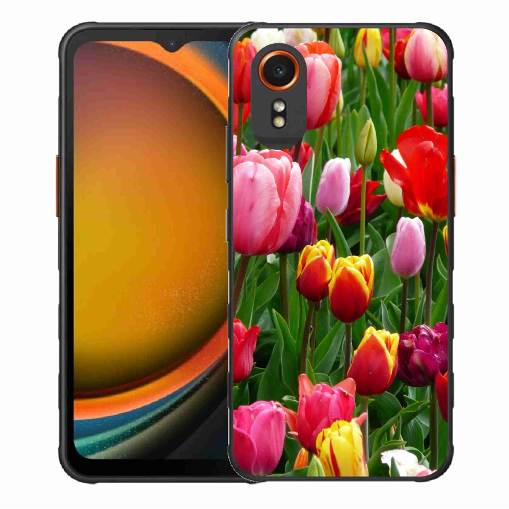 Gélový kryt mmCase na Samsung Galaxy Xcover 7 - tulipány