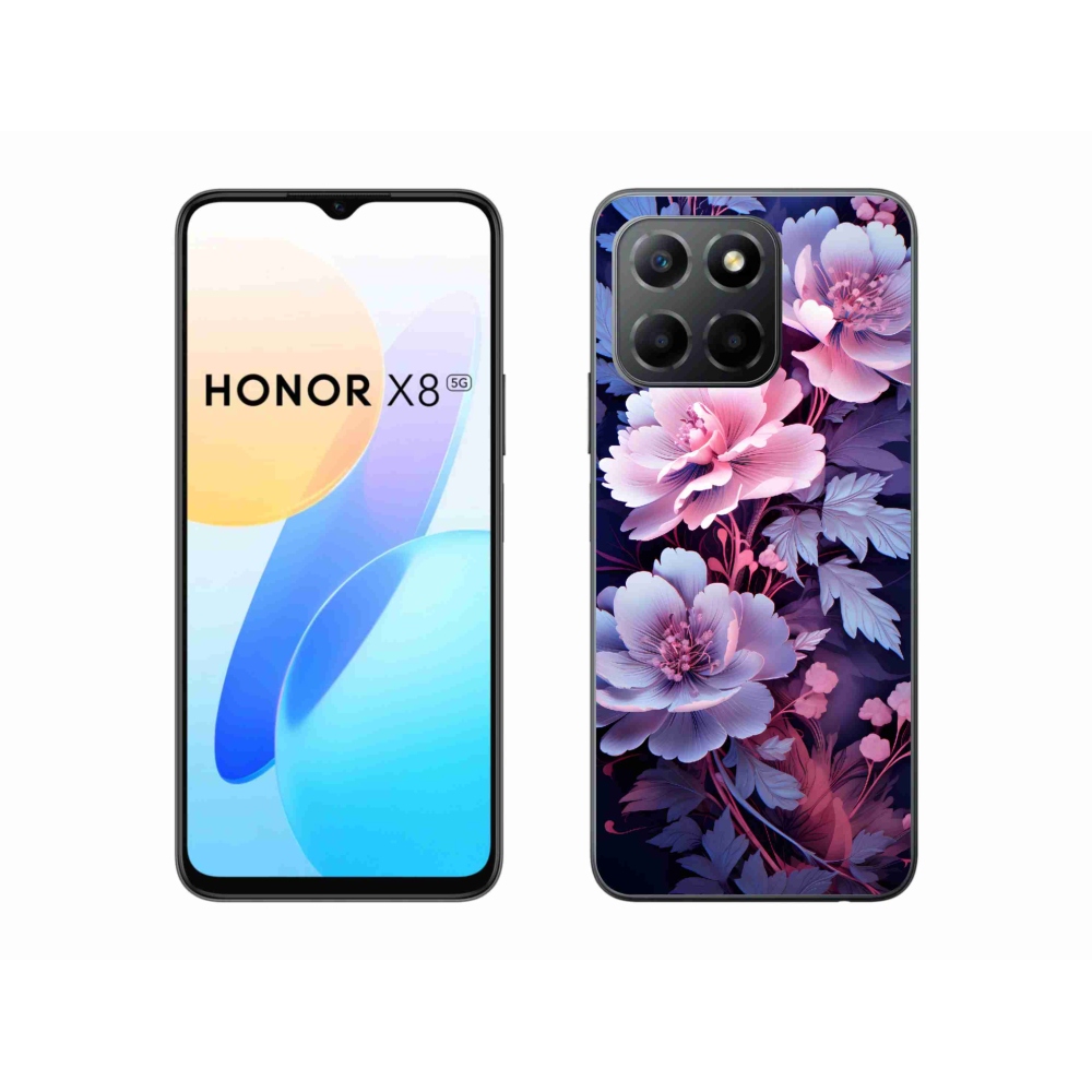 Gélový kryt mmCase na Honor X8 5G - kvety 11