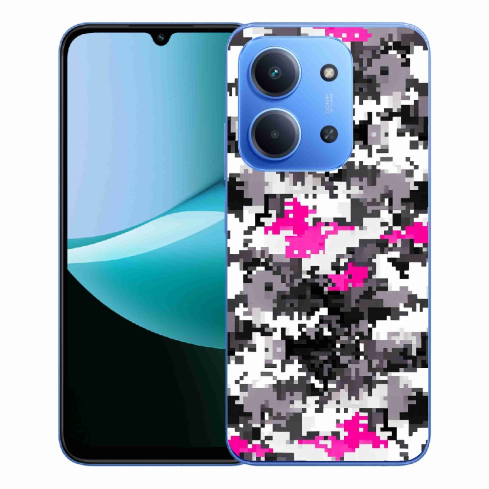 Gélový kryt mmCase na Xiaomi Redmi 15C 4G/5G (173mm) - maskáčový vzor 4