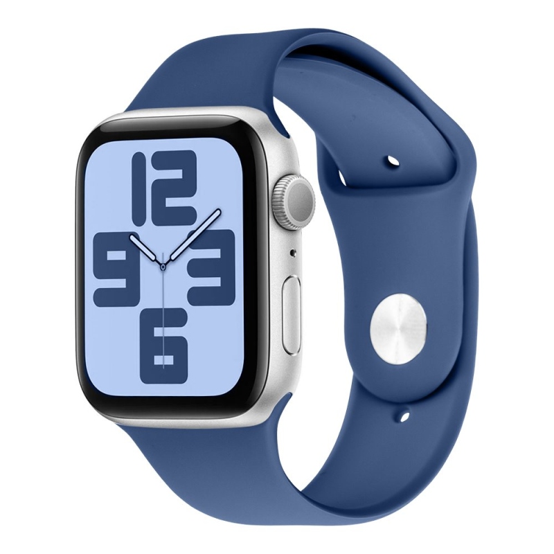 OBAL:ME Silikónový Remienok pre Apple Watch 42-49mm M-L Blue