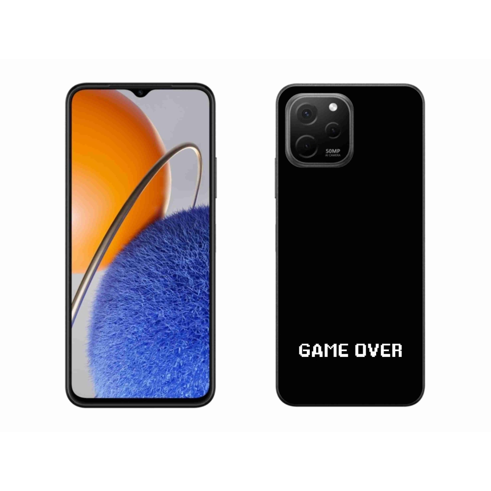 Gélový kryt mmCase na Huawei Nova Y61 - game over čierne pozadie