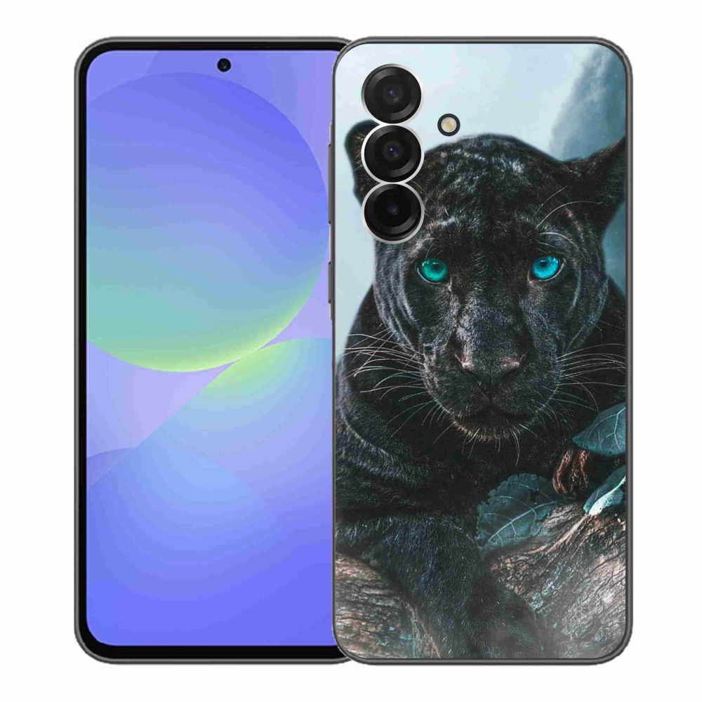 Gélový kryt mmCase na Samsung Galaxy A36 5G - čierny panter
