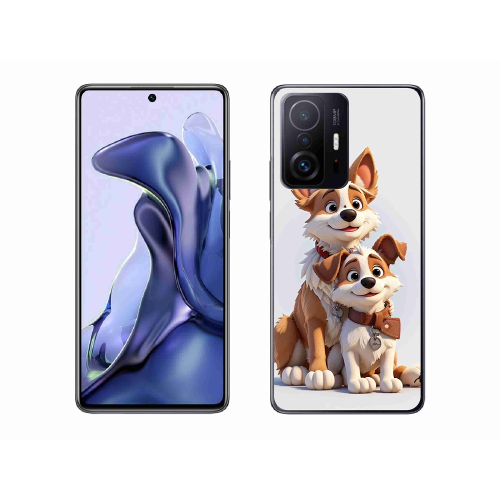 Gélový kryt mmCase na Xiaomi 11T Pro - kreslenie psy