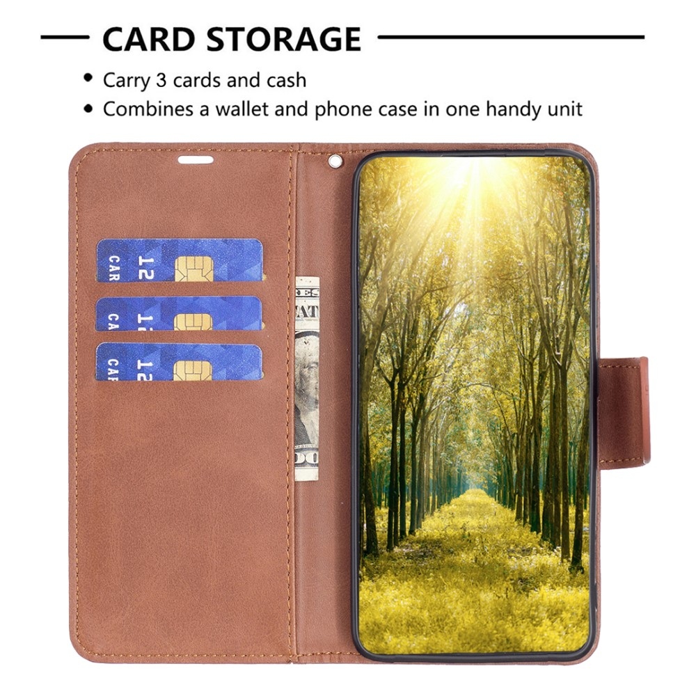 Case knižkové púzdro na Samsung Galaxy S25 Edge - hnedé