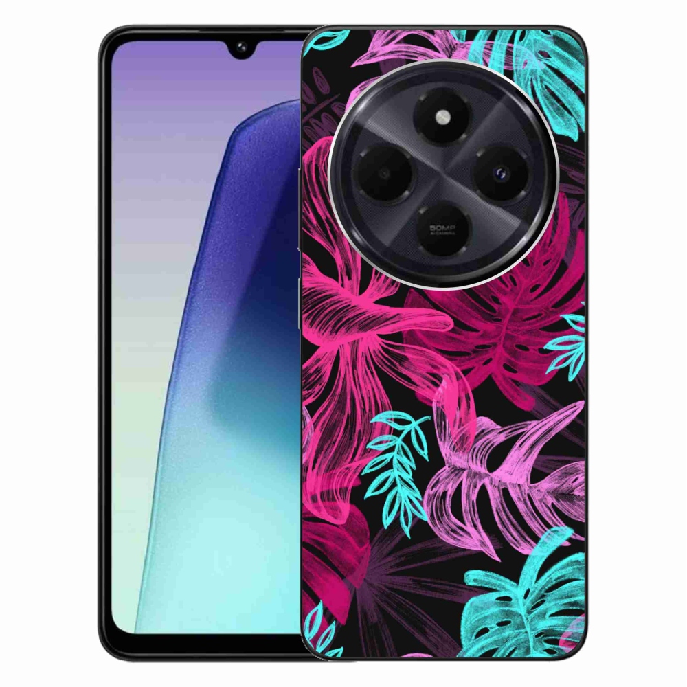 Gélový kryt mmCase na Xiaomi Redmi 14C/Poco C75 - kvety 1