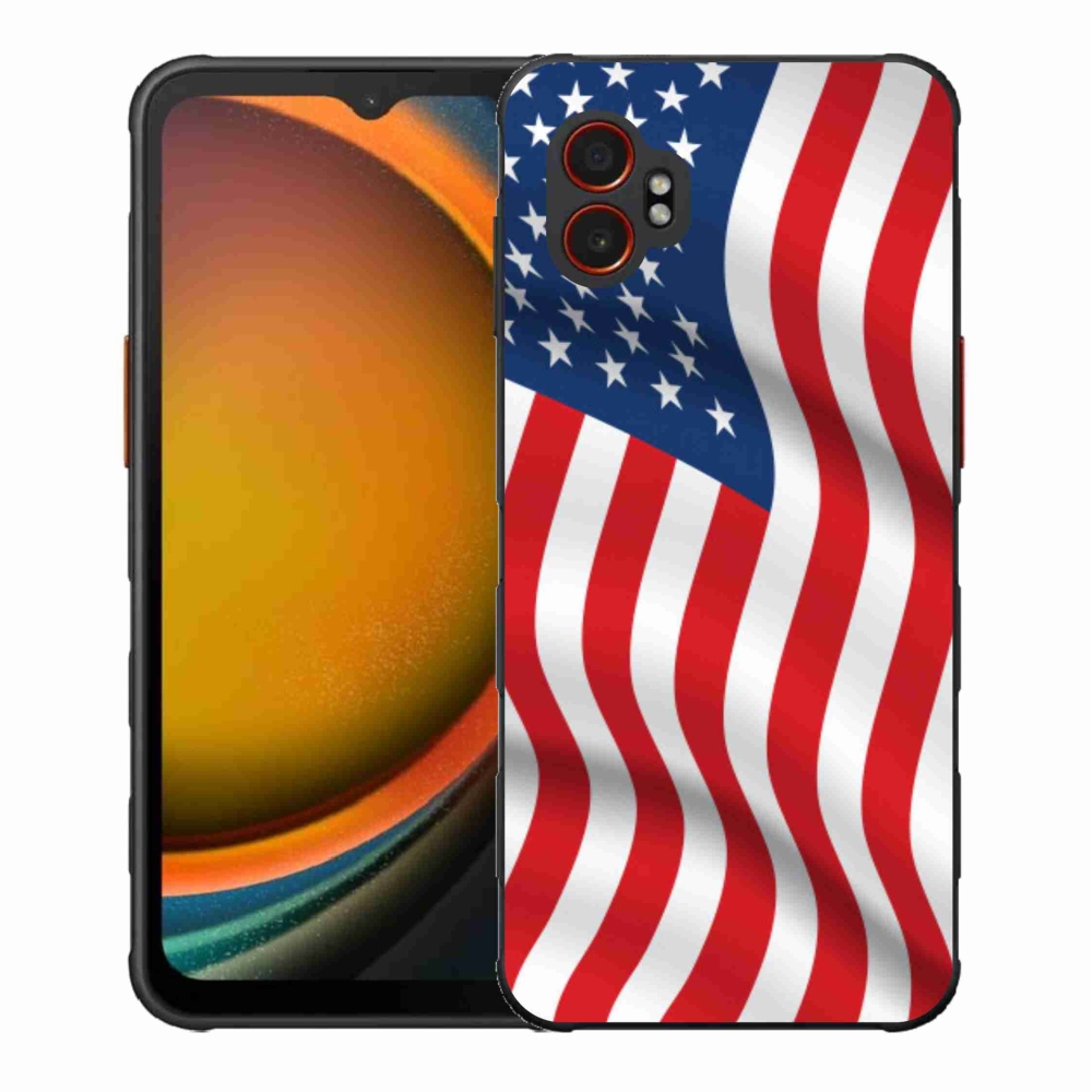 Gélový kryt mmCase na Samsung Galaxy Xcover 7 Pro - USA vlajka
