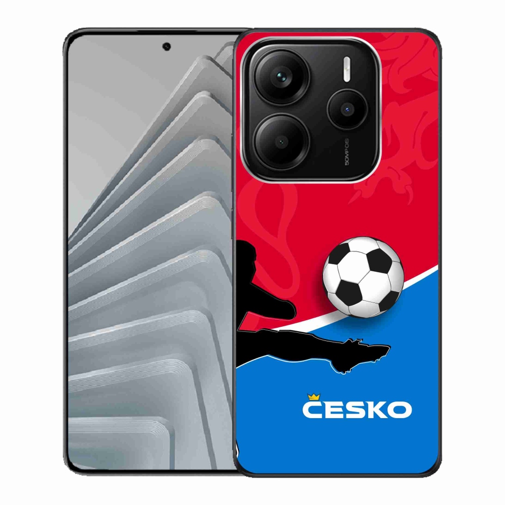 Gélový kryt mmCase na Xiaomi Redmi Note 14 5G - fotbal Česko 2