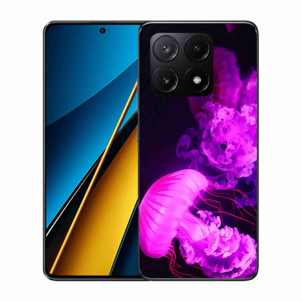 Gélový kryt mmCase na Xiaomi Poco X6 Pro 5G - medúza 1