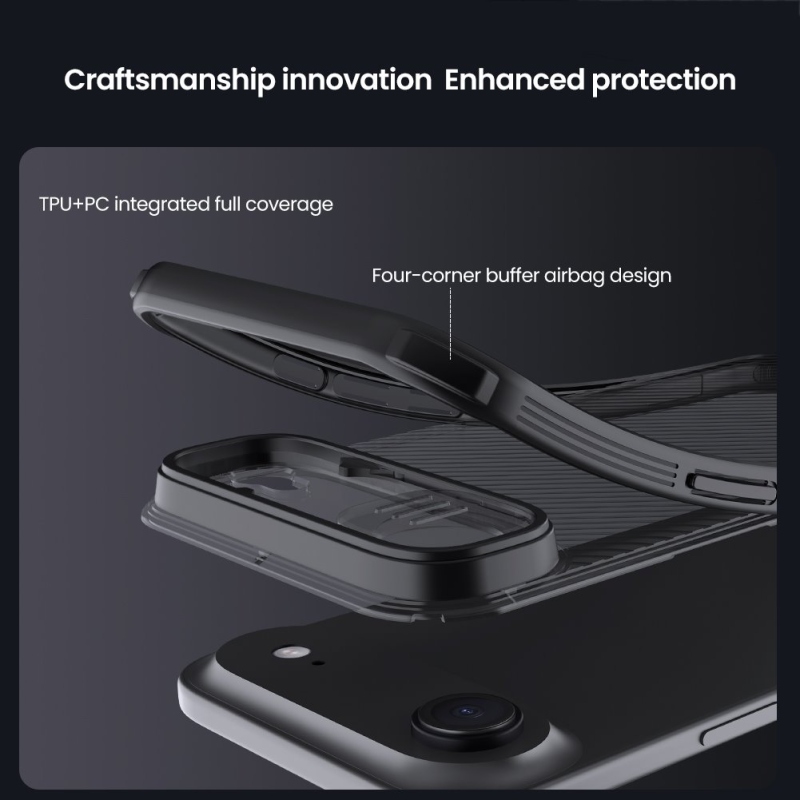 Nillkin CamShield PRO Zadný kryt pre Apple iPhone Air Transparent Black