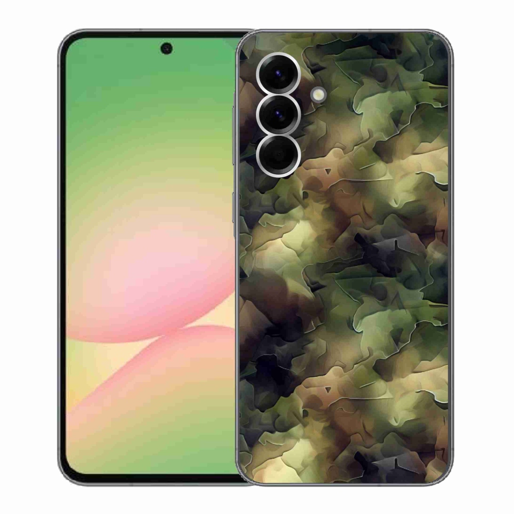 Gélový kryt mmCase na Samsung Galaxy A56 5G - maskáčový vzor 10