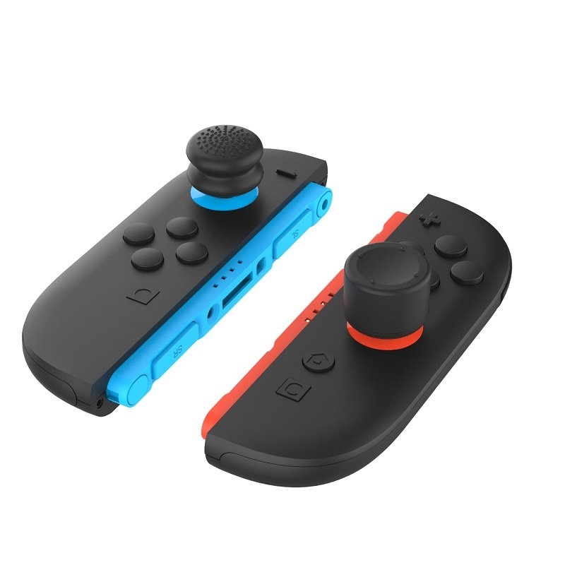 iPega SW2026B Silikónové Krytky Ovládacích Páčok JoyCon Ovládače pre Nintendo Switch 2 6ks Black