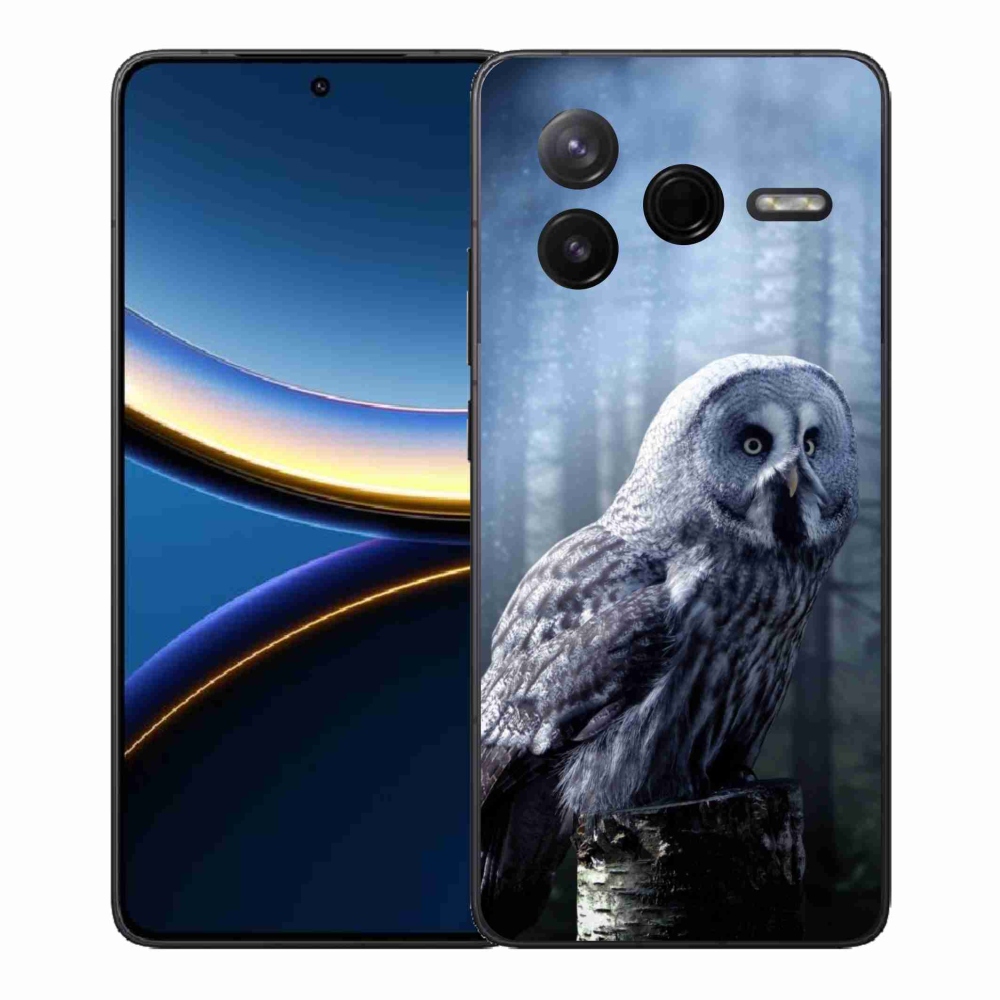 Gélový kryt mmCase na Xiaomi Poco F7 Pro - sova