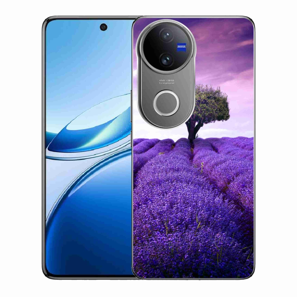 Gélový kryt mmCase na Vivo V50 5G - levanduľová lúka