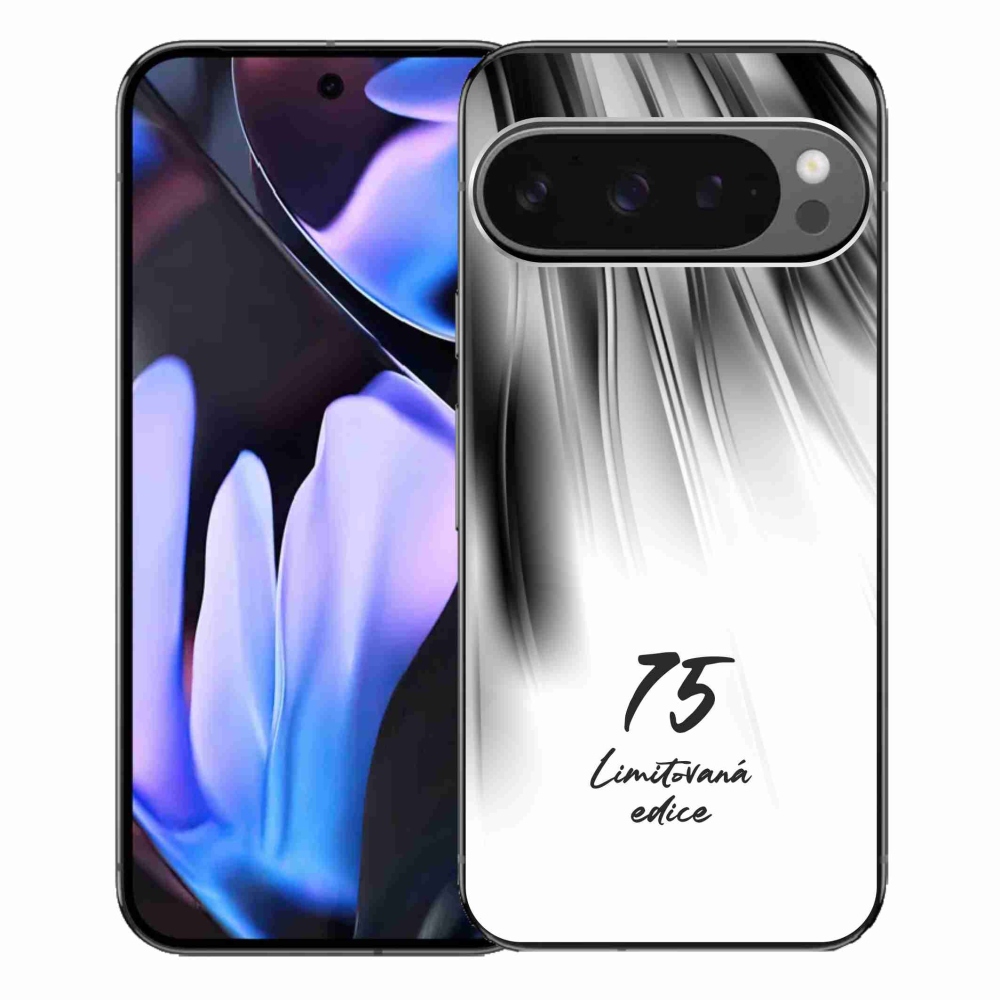 Gélový kryt mmCase na Google Pixel 9 Pro XL - 75 limitovaná edícia biele pozadie