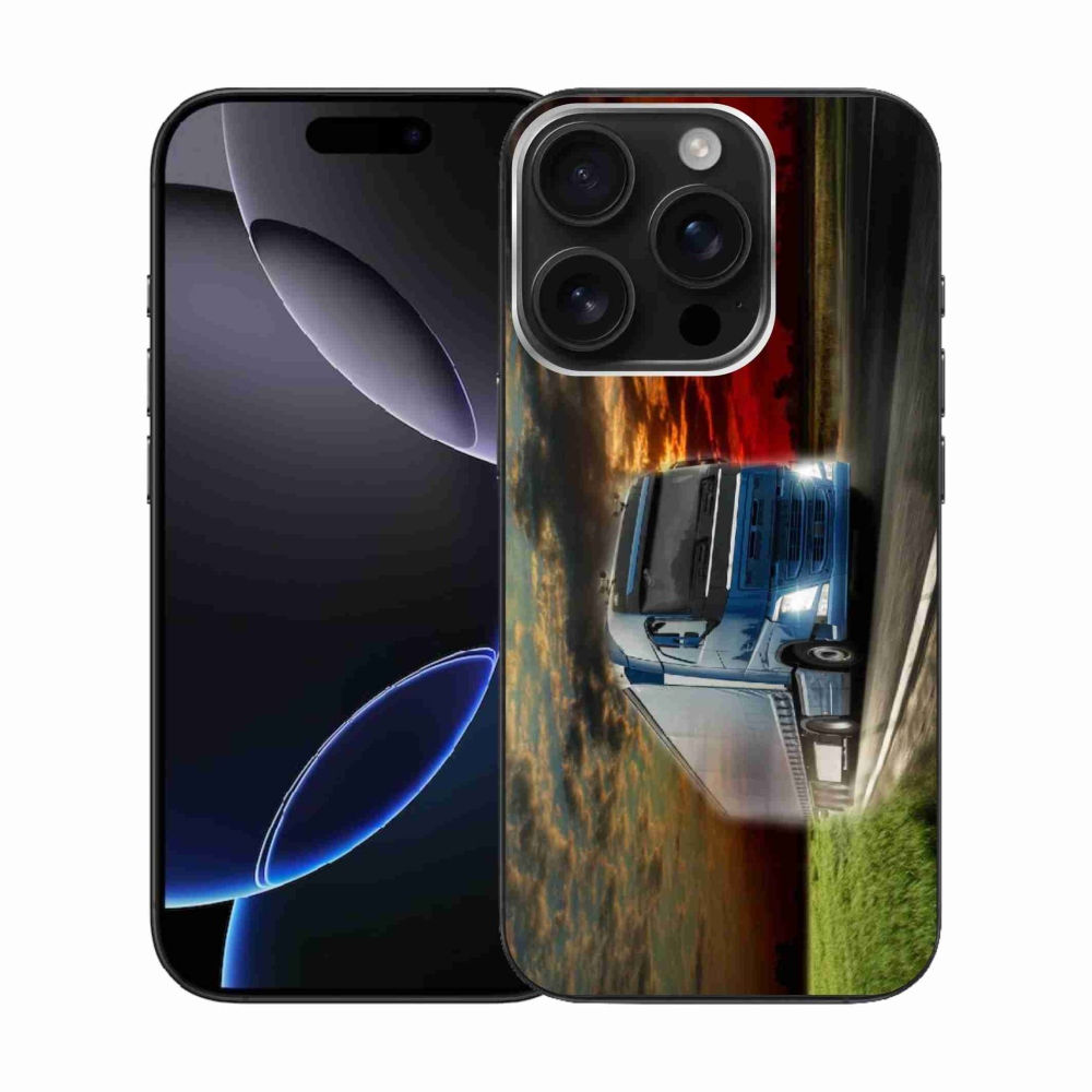 Gélový kryt mmCase na iPhone 16 Pro - kamión 4