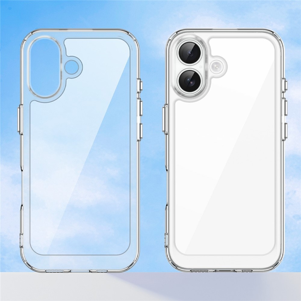 Gélový obal s pevným chrbtom na iPhone 17 - priehľadný