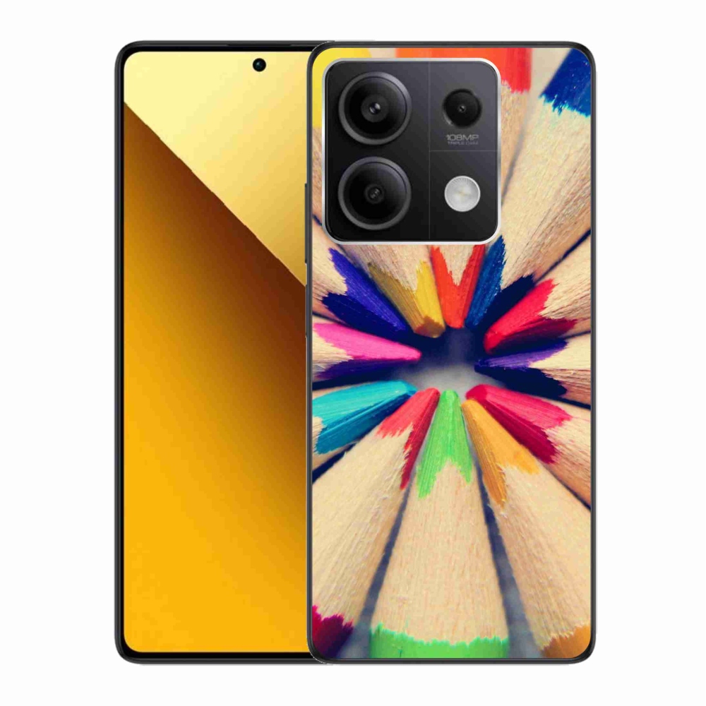 Gélový kryt mmCase na Xiaomi Redmi Note 13 5G - pastelky