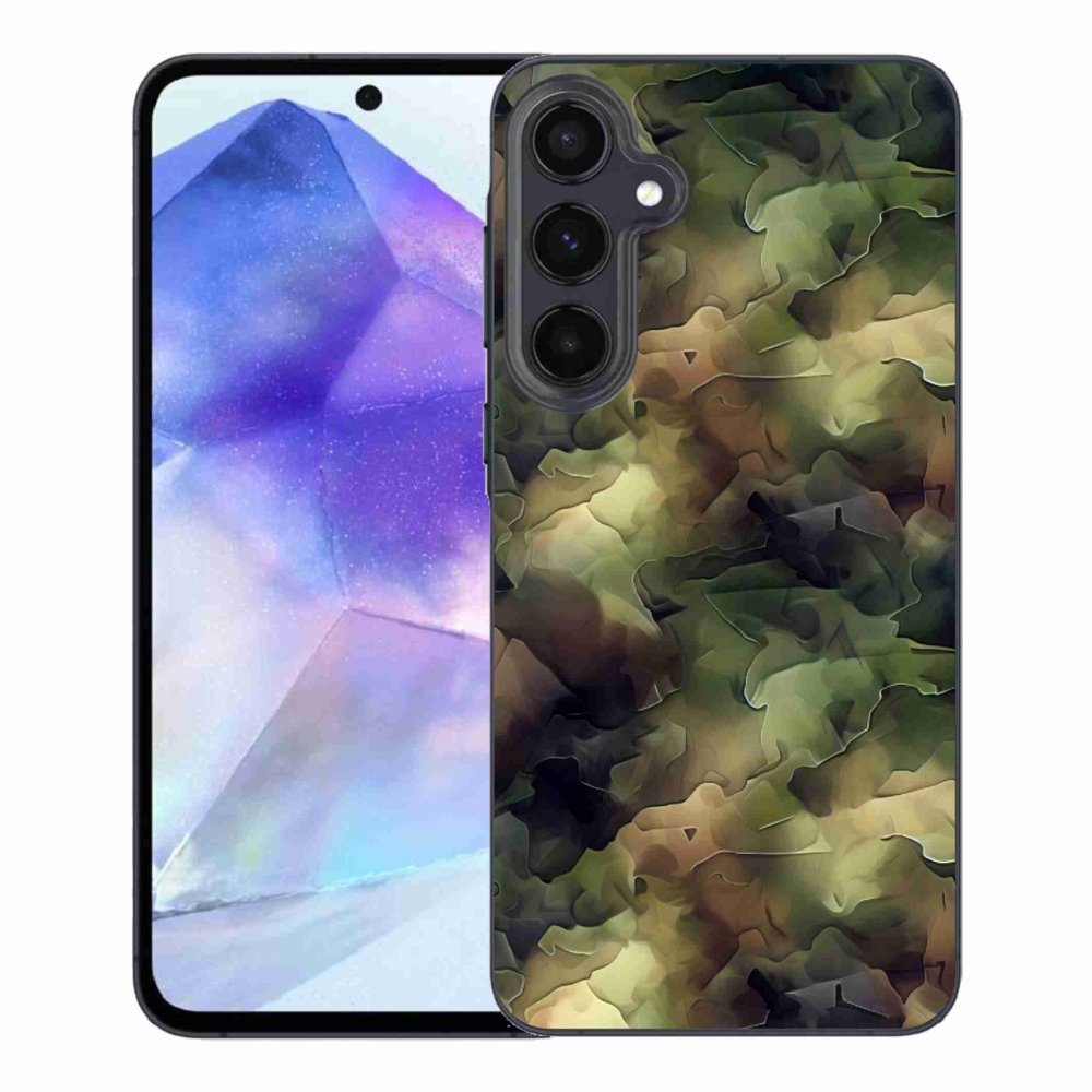 Gélový kryt mmCase na Samsung Galaxy A55 5G - maskáčový vzor 10