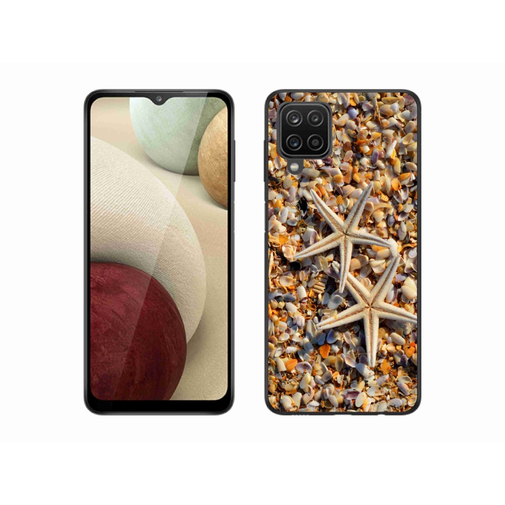 Gélový kryt mmCase na Samsung Galaxy A12 - morské hviezdice