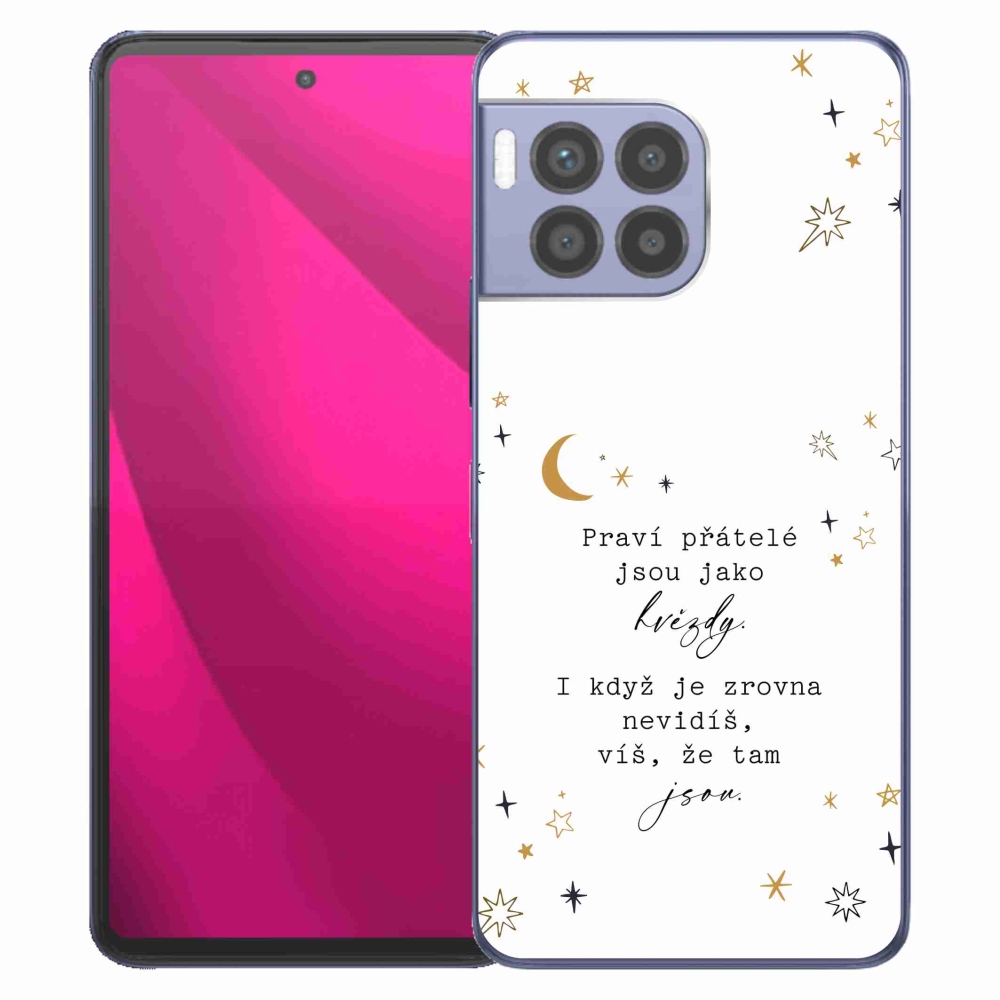 Gélový kryt mmCase na T-Mobile T Phone 2 Pro - citát 6 biele pozadie