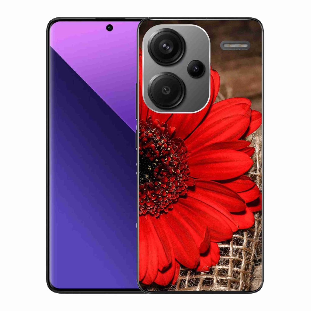 Gélový kryt mmCase na Xiaomi Redmi Note 13 Pro+ 5G - gerbera