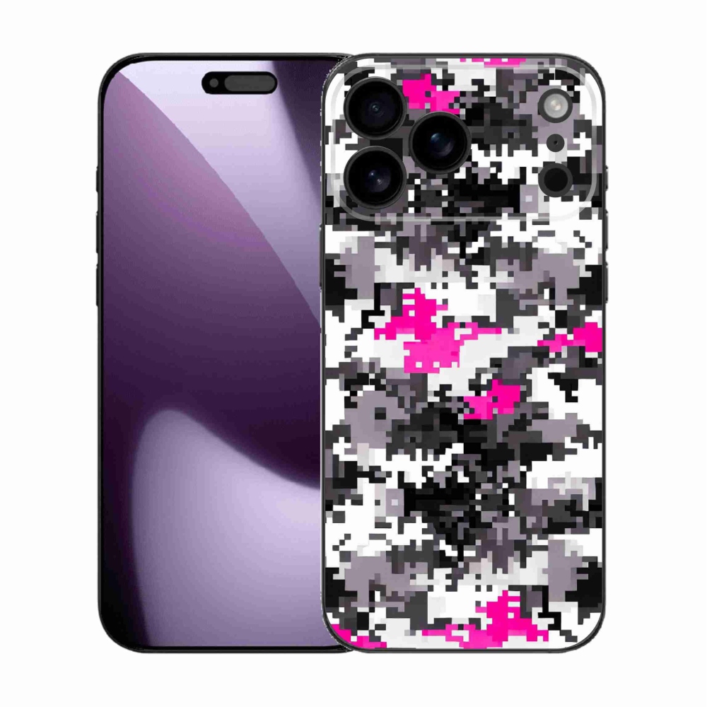 Gélový kryt mmCase na iPhone 17 Pro Max - maskáčový vzor 4