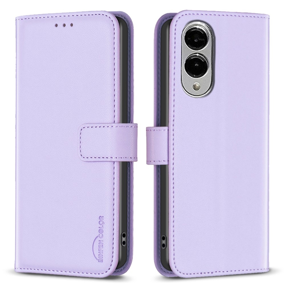 BNF knižkové púzdro na Samsung Galaxy S25 Edge - svetlofialové
