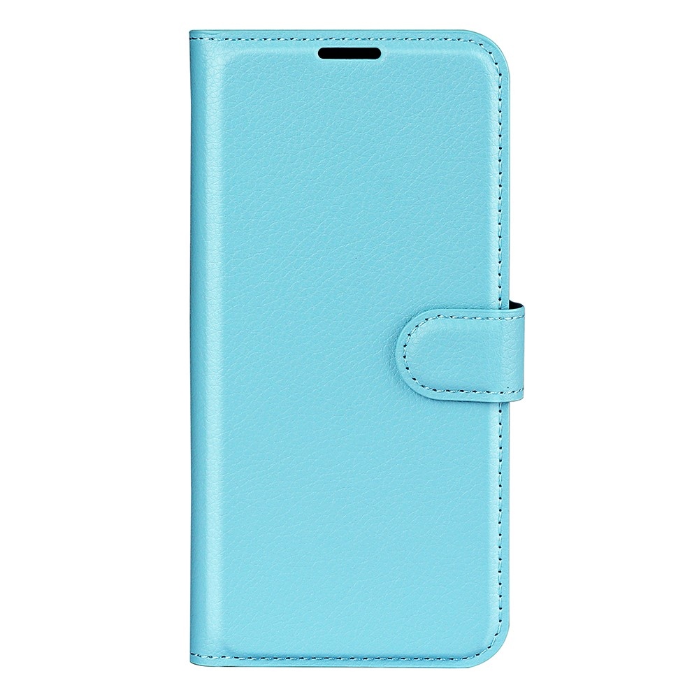 Litchi knižkové puzdro na Xiaomi Poco M7 Pro 5G - modré