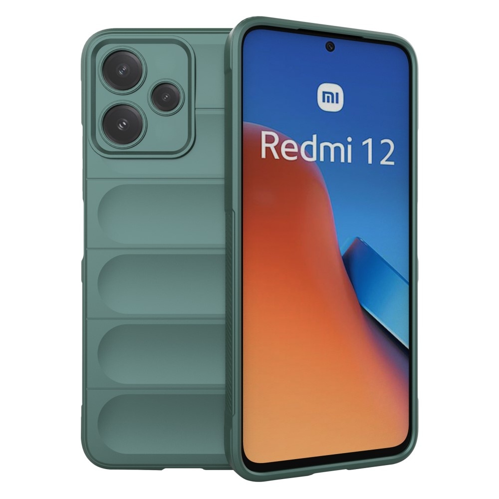 Rugg odolný gélový obal na Xiaomi Redmi 12 5G - zelený