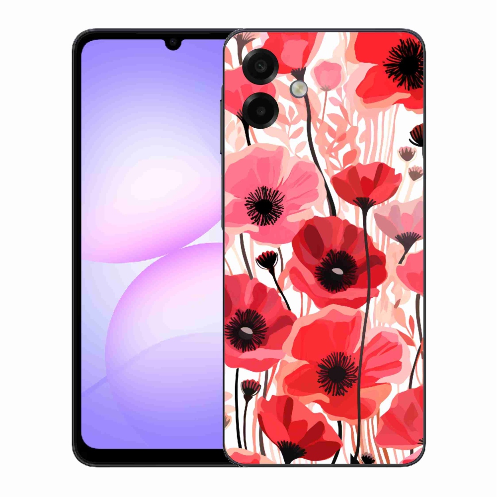 Gélový kryt mmCase na Samsung Galaxy A07 4G - vlčí mak 1